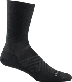 Darn Tough Men's Stride Micro Crew Ultra-Light Running Sock - Black (1035-BLACK)