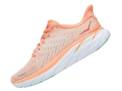 HOKA Women's Clifton 8 - Cantaloupe/Silver Peony (1119394-CSPY) -Saucony || BROOKS || Hoka Shop 1119394 CSPY 4