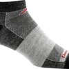 Darn Tough Men's No Show Light Running Socks - Charcoal (1437-Charcoal)