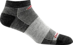 Darn Tough Men's No Show Light Running Socks - Charcoal (1437-Charcoal)