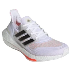 Adidas Women's UltraBoost 21 - White/Black/Solar Red (S23840) -Saucony || BROOKS || Hoka Shop 20652554