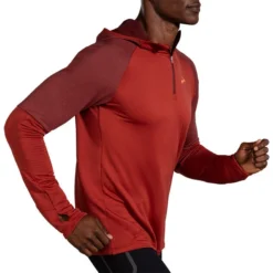 Brooks Men's Notch Thermal Hoodie - Copper/Heather Dark Copper (211402682) 8 Brooks Men's Notch Thermal Hoodie - Copper/Heather Dark Copper (211402682) -Saucony || BROOKS || Hoka Shop 211402 682 MV Notch Thermal Hoodie 2