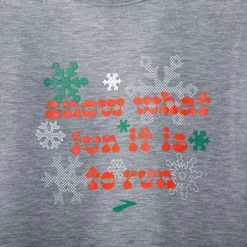 Saucony || BROOKS || Hoka Shop -Saucony || BROOKS || Hoka Shop 211404 047 D1 Run Merry Distance Graphic LS