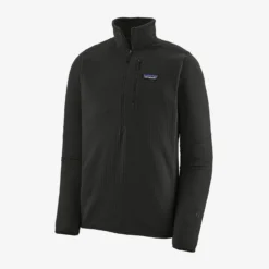 Patagonia Men's R1 Fleece Pullover -Saucony || BROOKS || Hoka Shop 40110 BLK