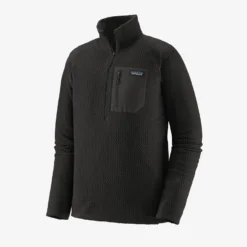 Patagonia Men's R1 Air Zip Neck - Black (40245BLK) 6 Patagonia Men's R1 Air Zip Neck - Black (40245BLK) -Saucony || BROOKS || Hoka Shop 40245 BLK