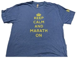 Saucony || BROOKS || Hoka Shop 39 Marathon Sports Men's Keep Calm T-Shirt