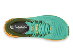Topo Women's Ultraventure 2 -Saucony || BROOKS || Hoka Shop W043.Turquoise Gold 02