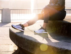 Topo Women's Fli-Lyte 4 -Saucony || BROOKS || Hoka Shop W049.PowderBlue White 10