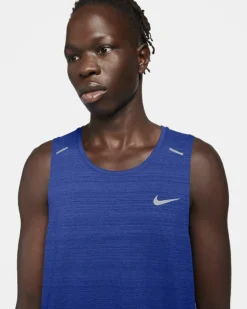 Nike Men's Dri-FIT Miler Tank - Game Royal (CU5982-480) 6 Nike Men's Dri-FIT Miler Tank - Game Royal (CU5982-480) -Saucony || BROOKS || Hoka Shop dri fit miler mens running tank hnP2xX 2