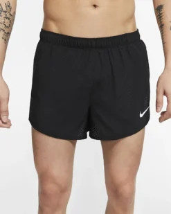 Nike Men's Fast 4" Short - Black (CJ7847-010) -Saucony || BROOKS || Hoka Shop fast mens 4 running shorts qc1HBx 1