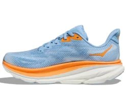 HOKA Women's Clifton 9 -Saucony || BROOKS || Hoka Shop hoka womens clifton 9 blue high cushion running shoe 3
