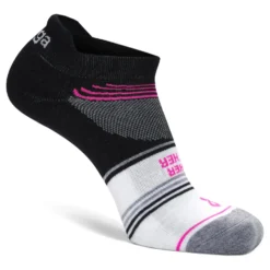 Balega Women's Grit And Grace Further Togethers Running Socks - Black/White/Pink (7494-3283)