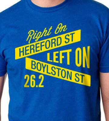 Right On Left On Men's Street Signs Cotton Tee 1 Right On Left On Men's Street Signs Cotton Tee