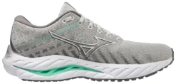 Mizuno Women's Wave Inspire 19 -Saucony || BROOKS || Hoka Shop mizuno womens wave inspire 19 harbor mist white 2
