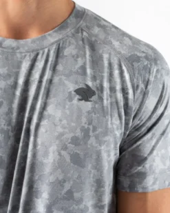 Rabbit Men's EZ Tee SS -Saucony || BROOKS || Hoka Shop rabbit mens ez tee ss gray 1