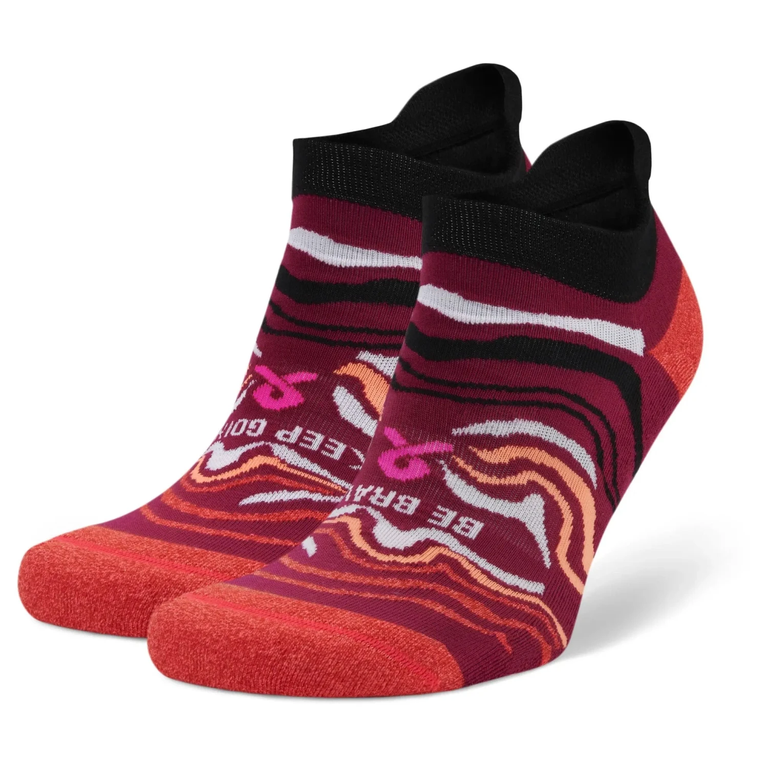 Balega Women's Grit And Grace Be Brave Keep Going Running Socks - Wildberry (7495-0869) 5 Balega Women's Grit And Grace Be Brave Keep Going Running Socks - Wildberry (7495-0869) - Image 5