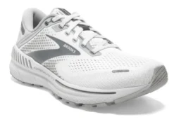 Brooks Women's Adrenaline GTS 22 - White/Oyster/Primer Grey (1203531B134) -Saucony || BROOKS || Hoka Shop www brooksrunning com 120353 134 o adrenaline gts 22 womens cushion running shoe 1